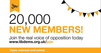 20,000 new members: Join the real voice of opposition today