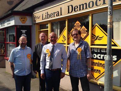 Andy Graham at Clacton Lib Dem office